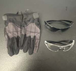 Tactical Work/Utility Gloves and Protective Safety Glasses Set